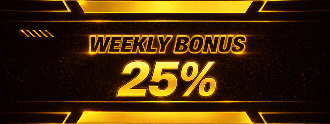 Weekly Bonus 25% at GOWIN18 AU